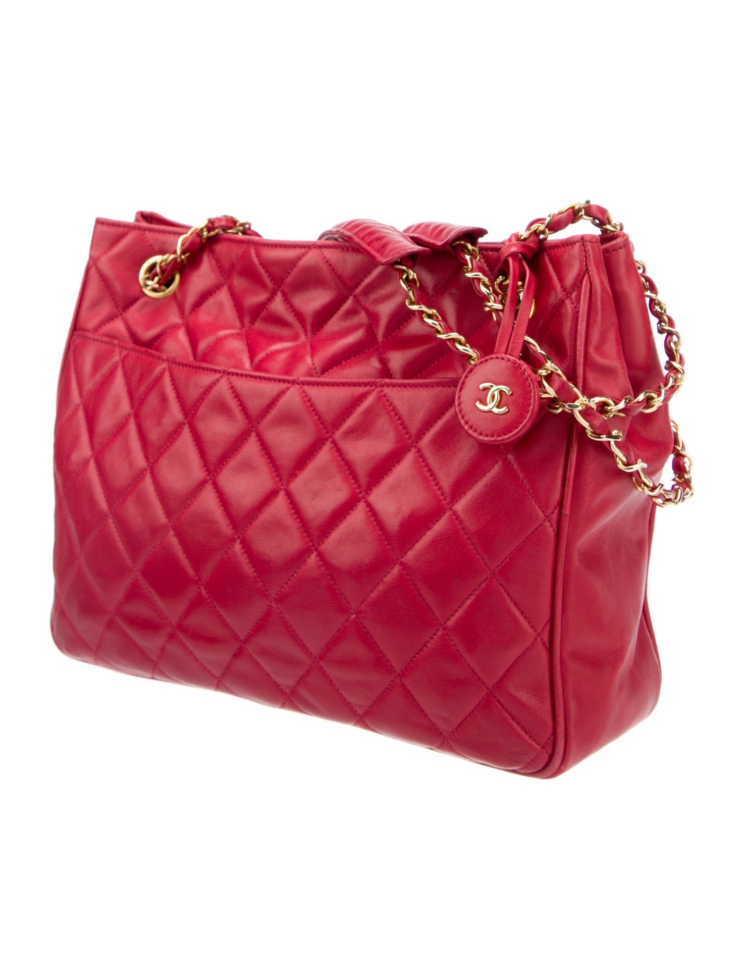 Chanel Quilted Chain Tote